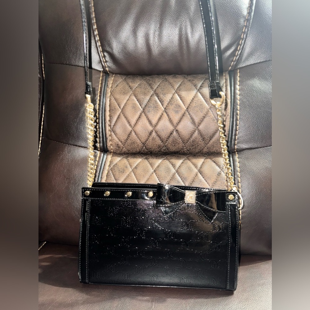 Juicy Couture For The Girls Crossbody Clutch Liquorice